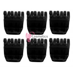 Clestisori pentru coafor CLTP06 Negri, 6 bucati Medii